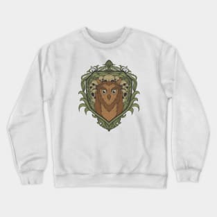 Owl Skull Illustration Crewneck Sweatshirt